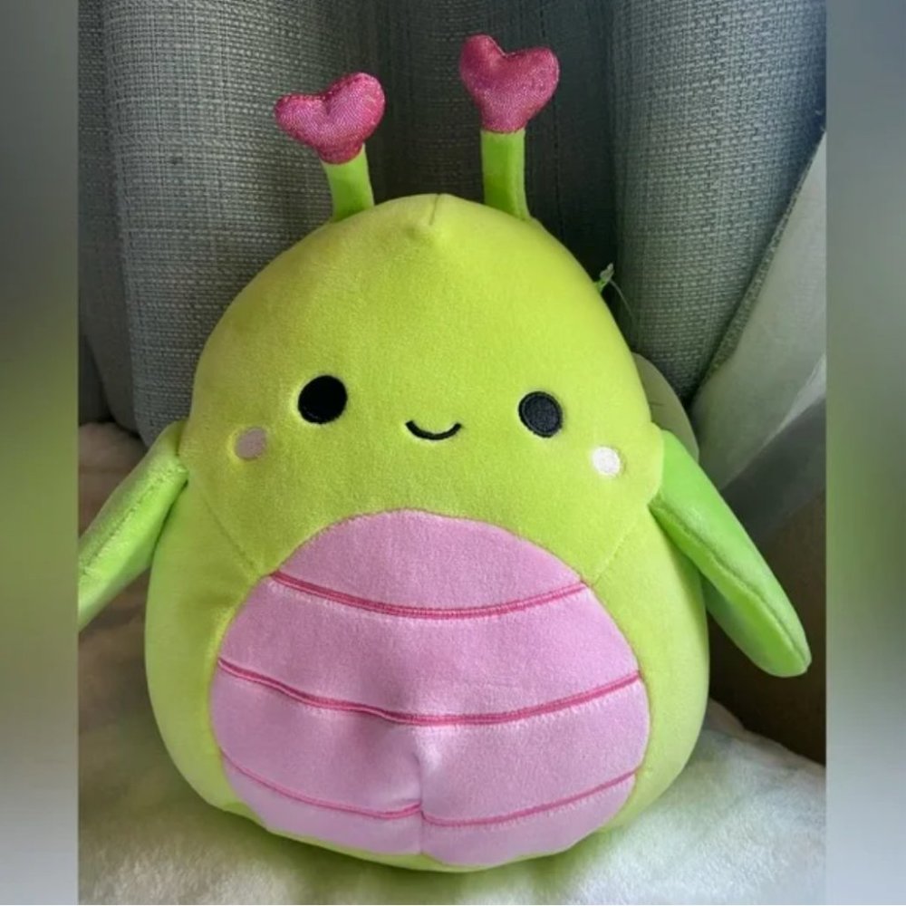 NWT Squishmallow Hadeon the Grasshopper 8" UltraSoft Stuffed Animal Toy